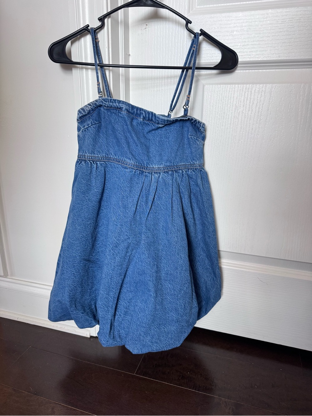 American Eagle Denim Bubble Dress with Adjustable Straps size XXS